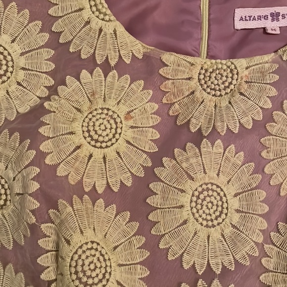 Cute yellow sunflower dress! - Picture 3 of 4